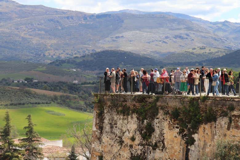 Enjoy the views from the mirador in Ronda