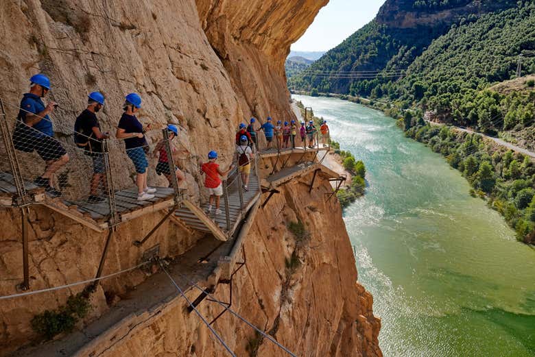 Durante la passeggiata al Caminito del Rey