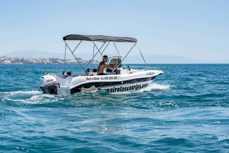 Disfrutando de la navegación por la Costa del Sol