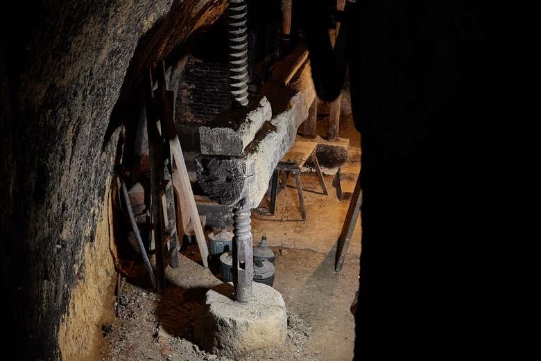 Prensa de husillo de la bodega