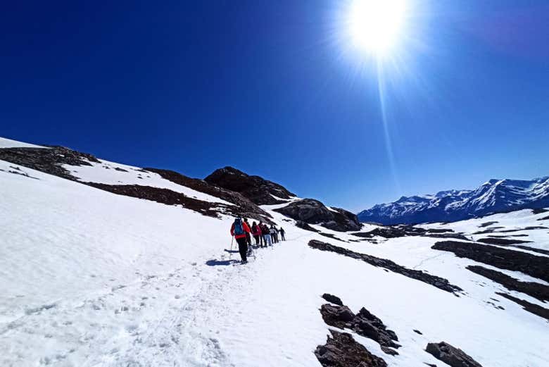 Tour dei Picos de Europa con racchette da neve