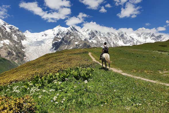 Passeio a cavalo pelos Picos da Europa