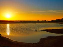 Puesta de sol en La Concha