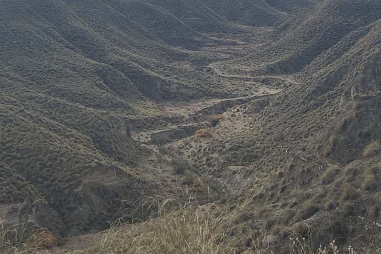 Paraje árido en Granada