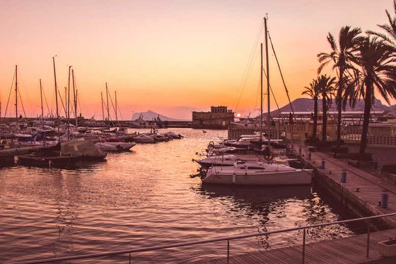 Sunset in Gandía