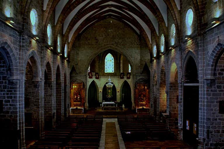 Interior de la colegiata de Santa María