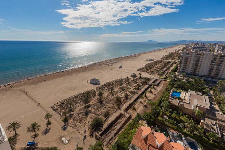 Scorcio della spiaggia di Gandia
