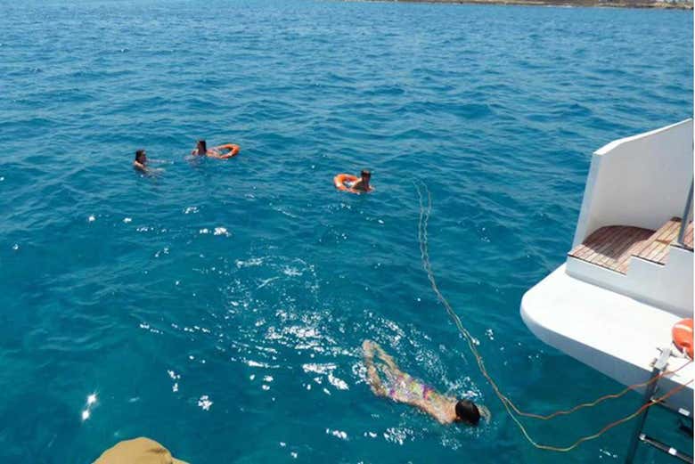 Swimming in the Mediterranean