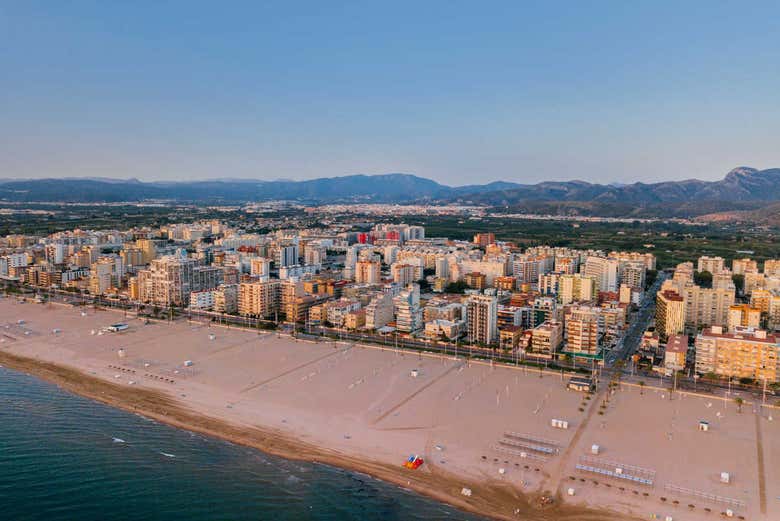 Vista aerea su Gandia