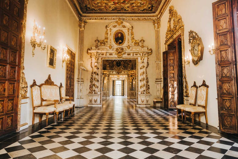 Interior del Palacio Ducal de Los Borgia