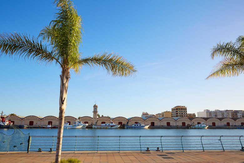 Enjoying the boat ride