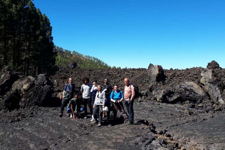 Chinyero volcano hiking route