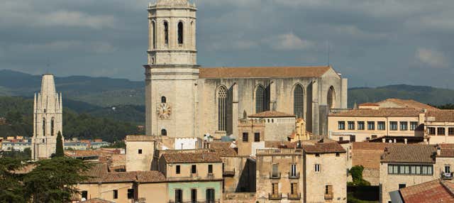 Entrada al conjunto episcopal de Gerona