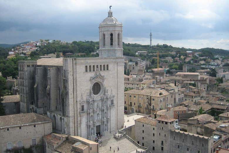 Vista panorâmica da Catedral de Gerona