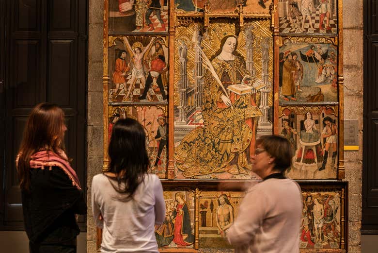 Pala d'altare esposta al Museu d'Art di Girona