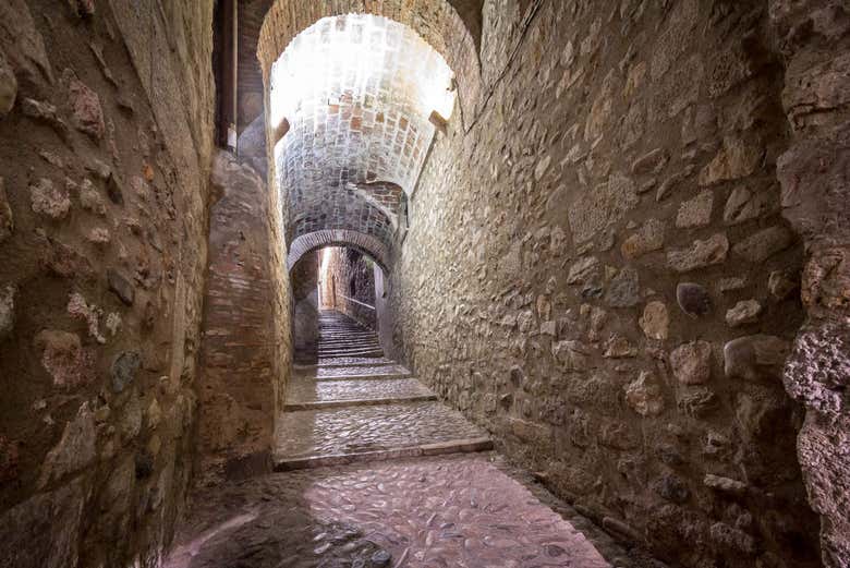 Ruelas do bairro judeu de Girona