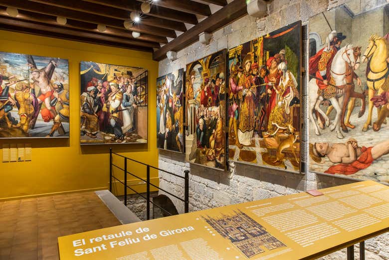 Una de las salas del Museo de Arte de Gerona