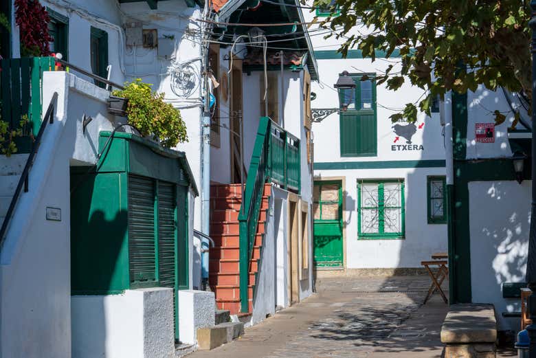 Calle pintoresca de Getxo