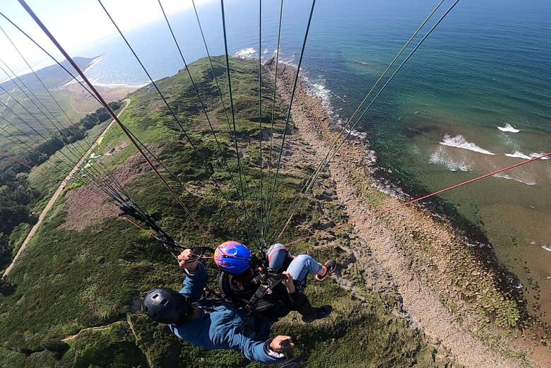 Vol en parapente avec un expert