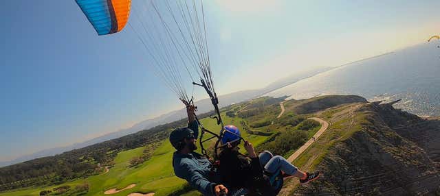 Vuelo en parapente por Getxo