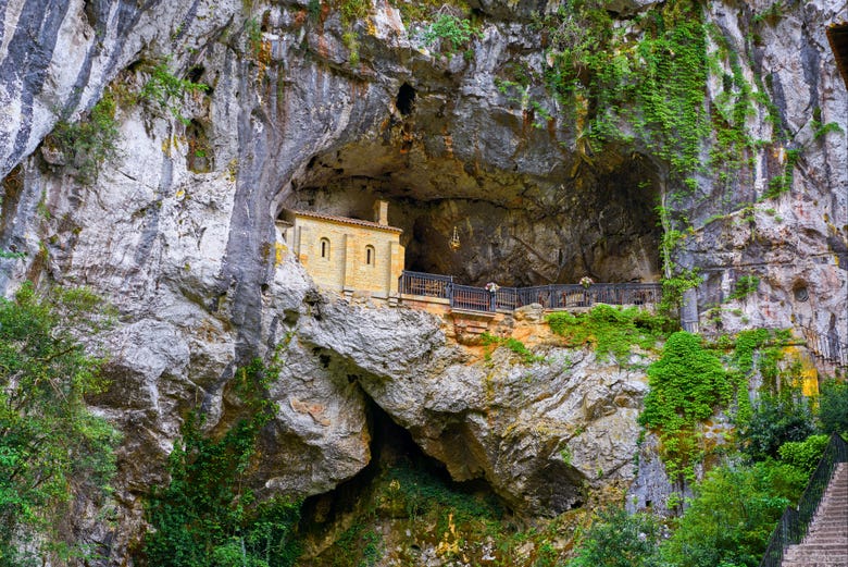 Holy cave of Covadonga