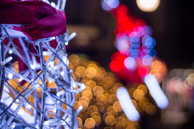 Luces de Navidad en Gijón 