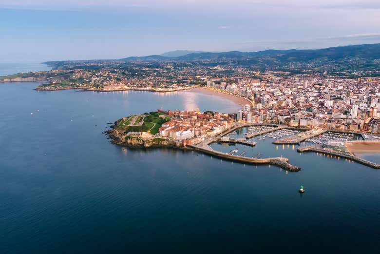 Panoramica di Gijón