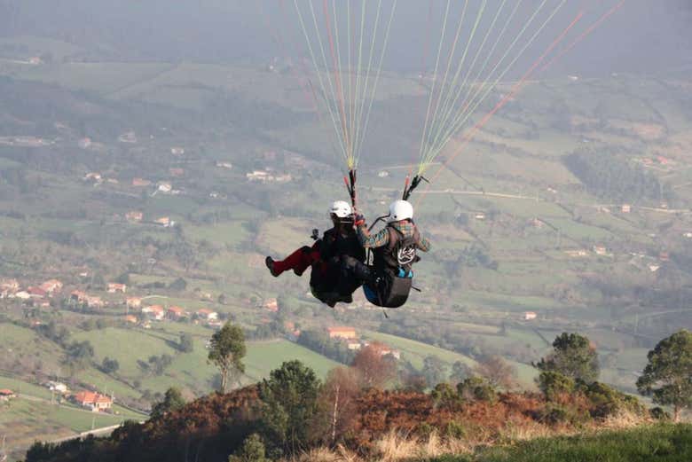 Parapente biplaza