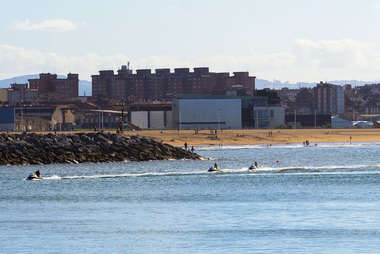 La plage de Gijón