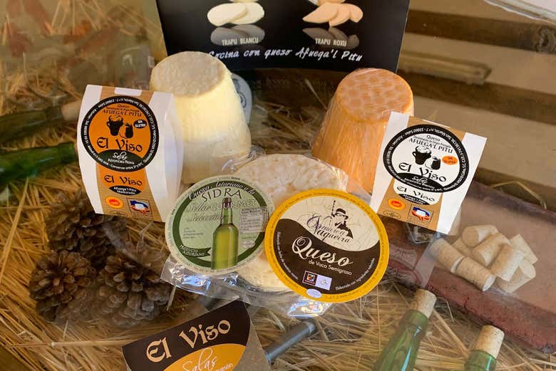 Productos de la quesería El Viso