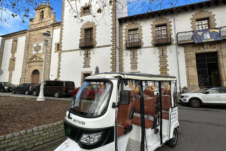 Durante il tour di Gijón