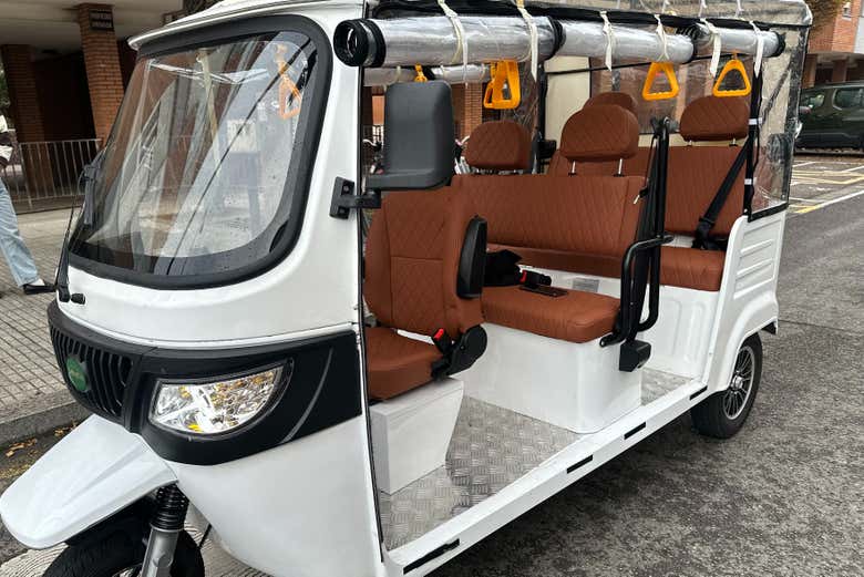 El tuk tuk en el que viajaremos