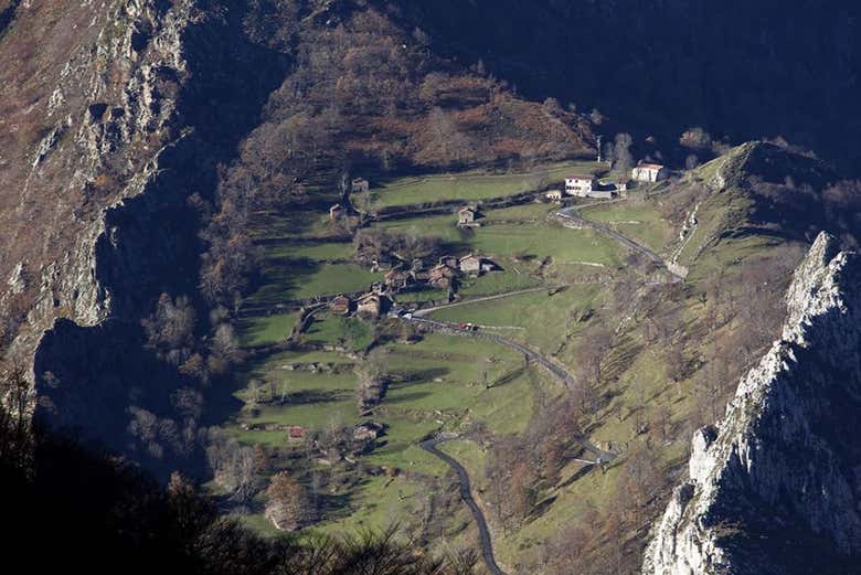 Panoramic view of Casielles