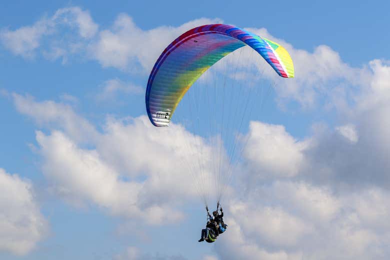 Vuelo en parapente biplaza