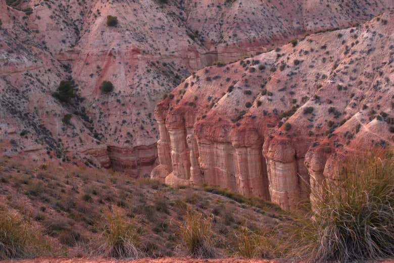 Formaciones rocosas del Geoparque de Granada