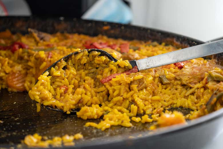 Paella for lunch