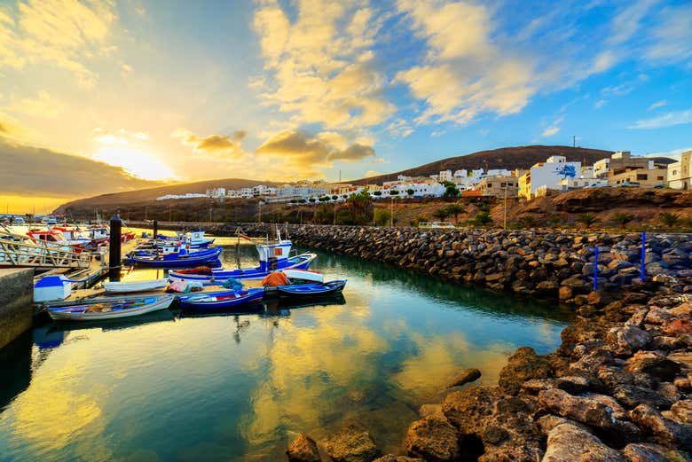 The port of Gran Tarajal