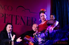 Espectáculo flamenco en La Petenera