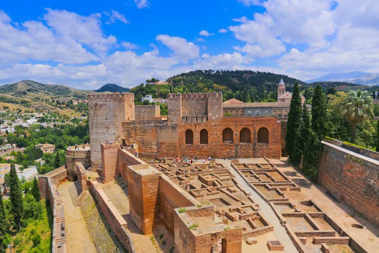 Vista de la Alcazaba