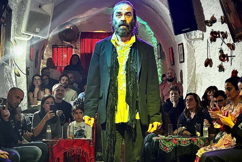Representación de uno de los artistas del elenco