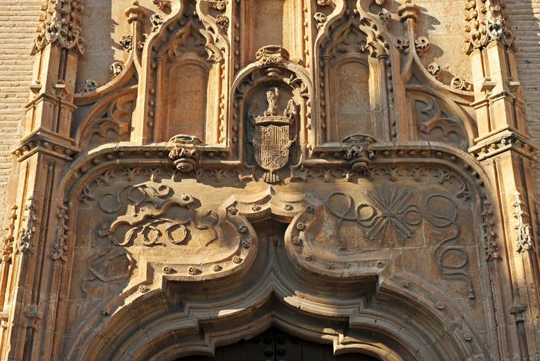 Détails de la façade de la cathédrale