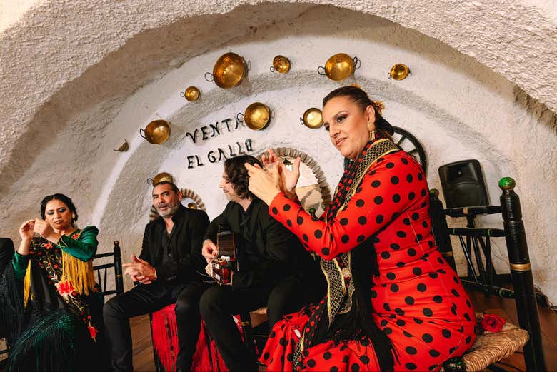 Cantando por seguiriyas en la Venta el Gallo del Sacromonte