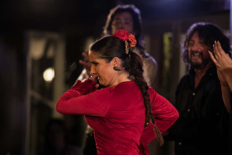 Cuadro flamenco con Susana Sánchez