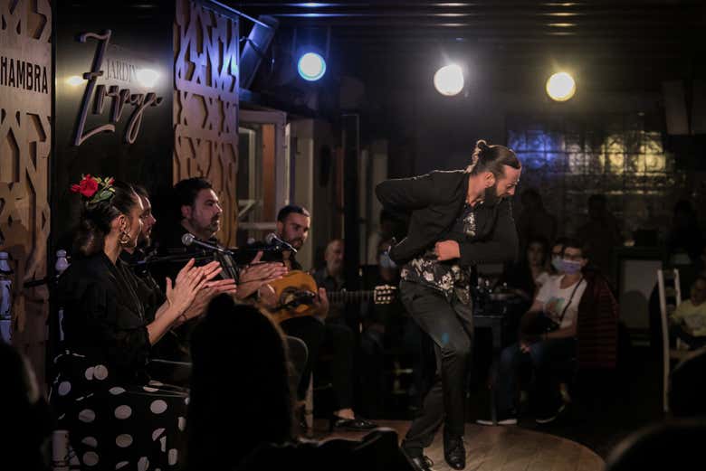Flamenco en los Jardines de Zoraya