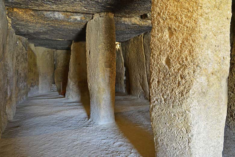 Inside the Antequera dolmens