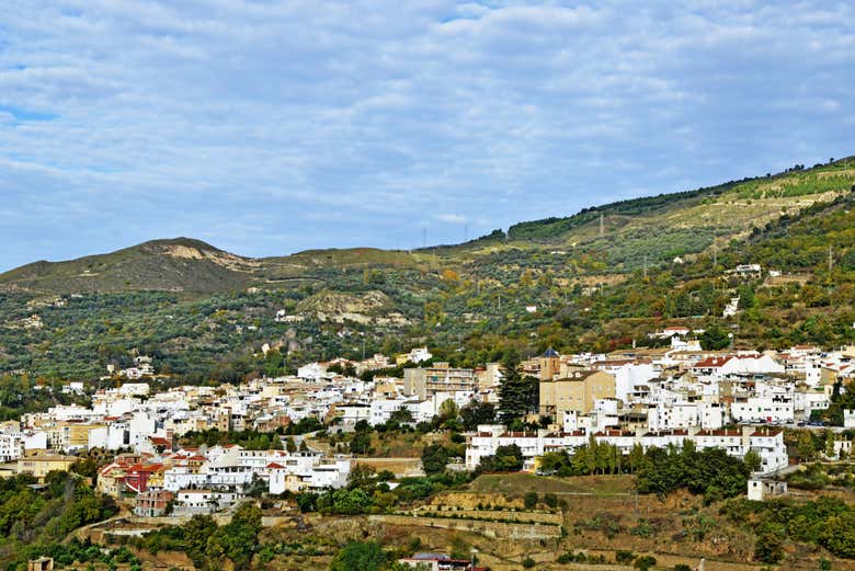 Lanjarón visto desde un mirador
