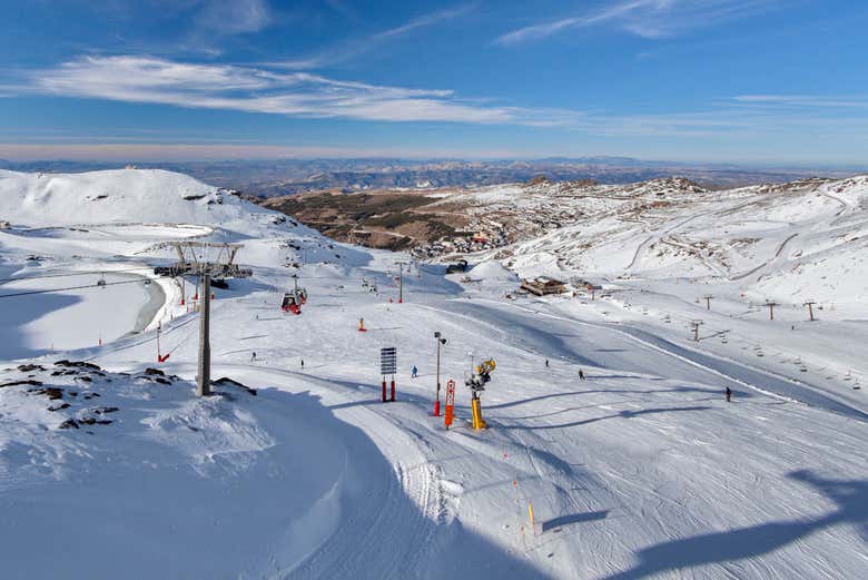 Cumbres blancas de Sierra Nevada