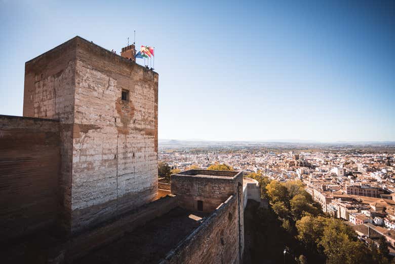 La vista dall'Alcazaba