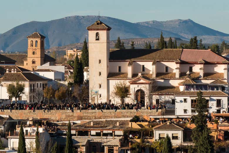 Panoramica dell'Albayzín Bajo