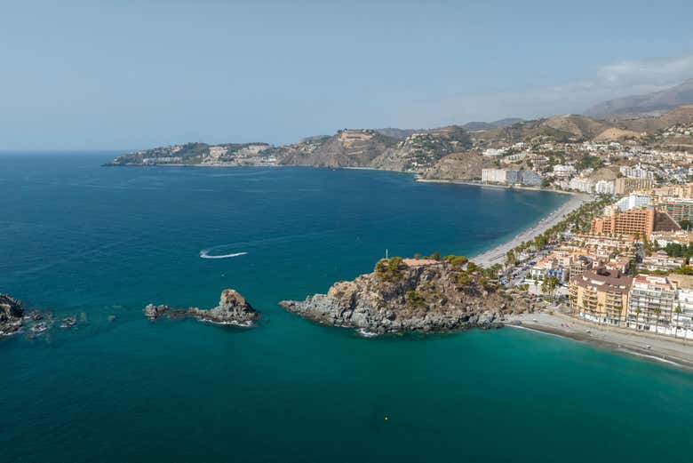 Panoramic view of Almuñécar